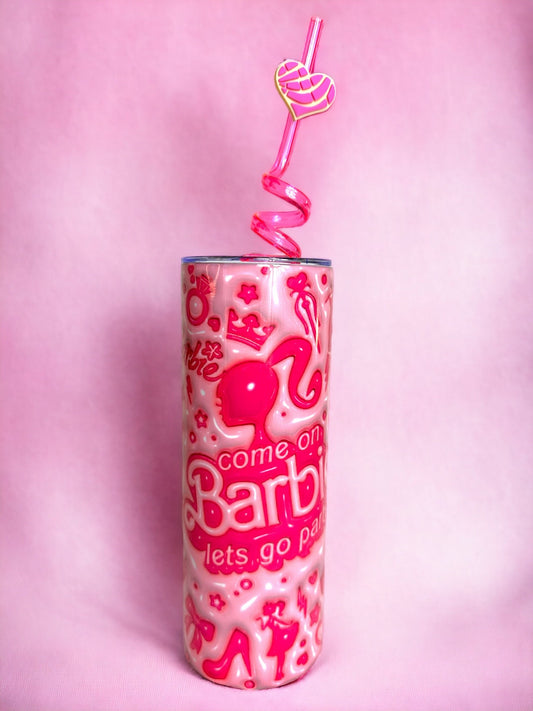 Barbie / tumbler cup / Stainless Steel / 20oz