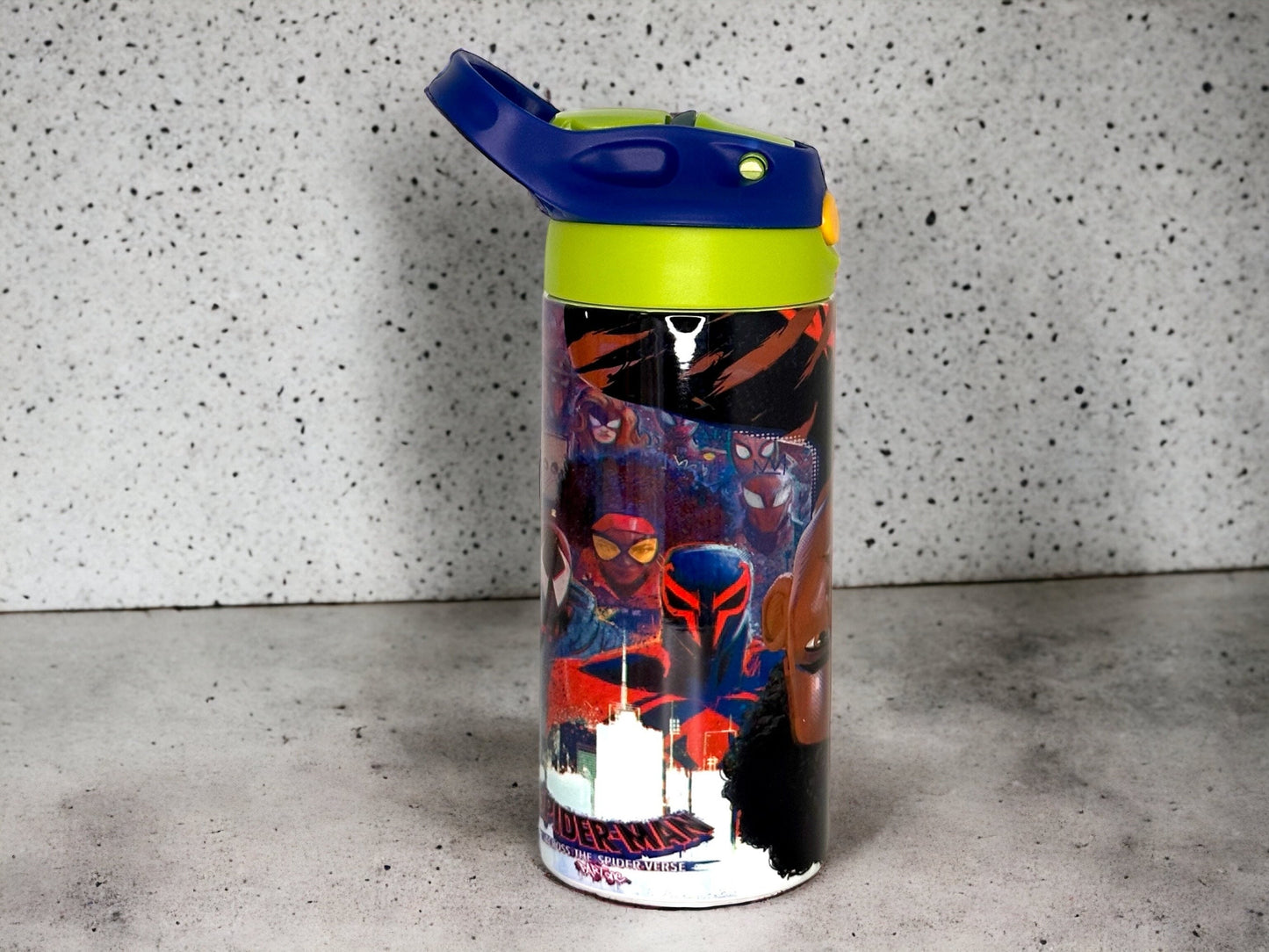 Kid’s Miles Morales Across the Spiderverse Water Bottle