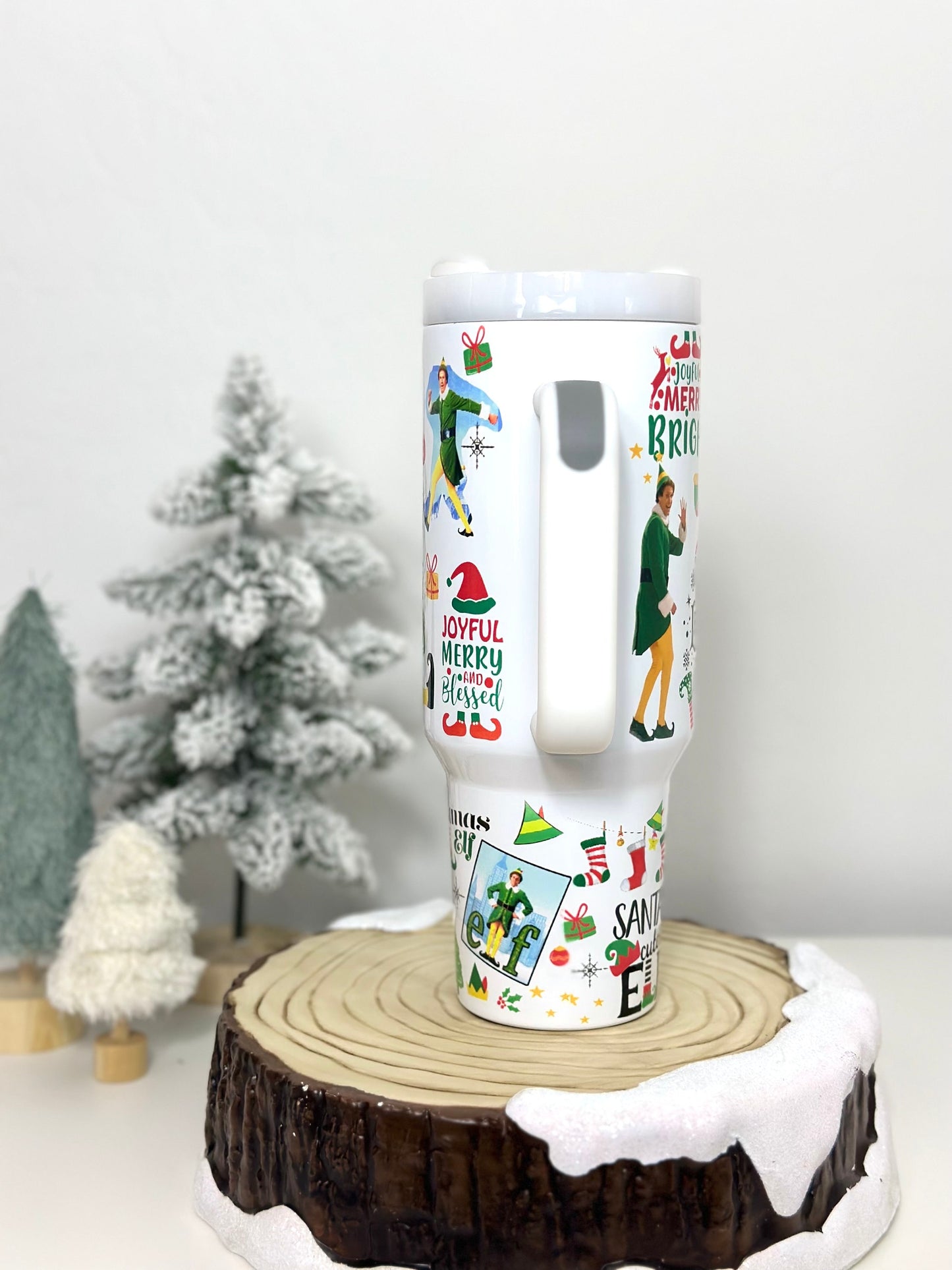 Buddy the Elf Stanley Style Tumbler